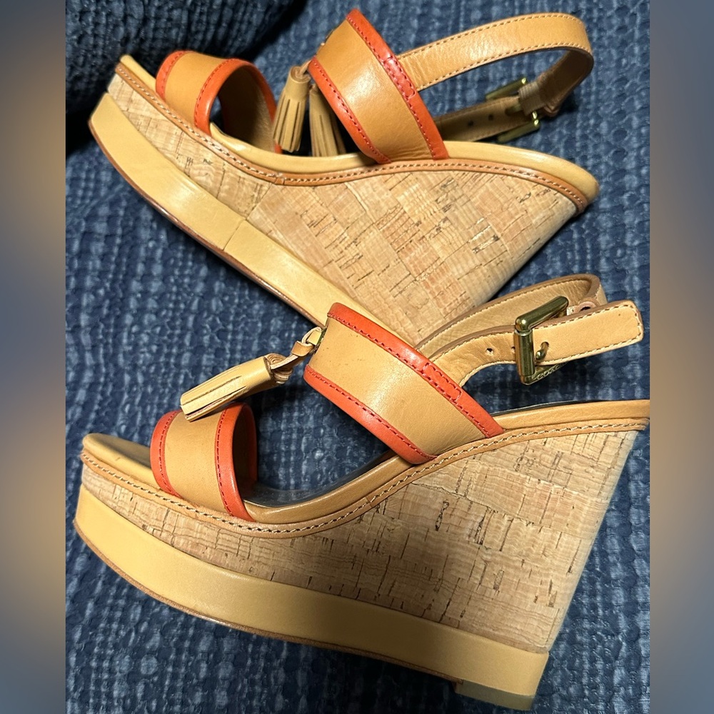 Coach Guileietta Wedges Size 6